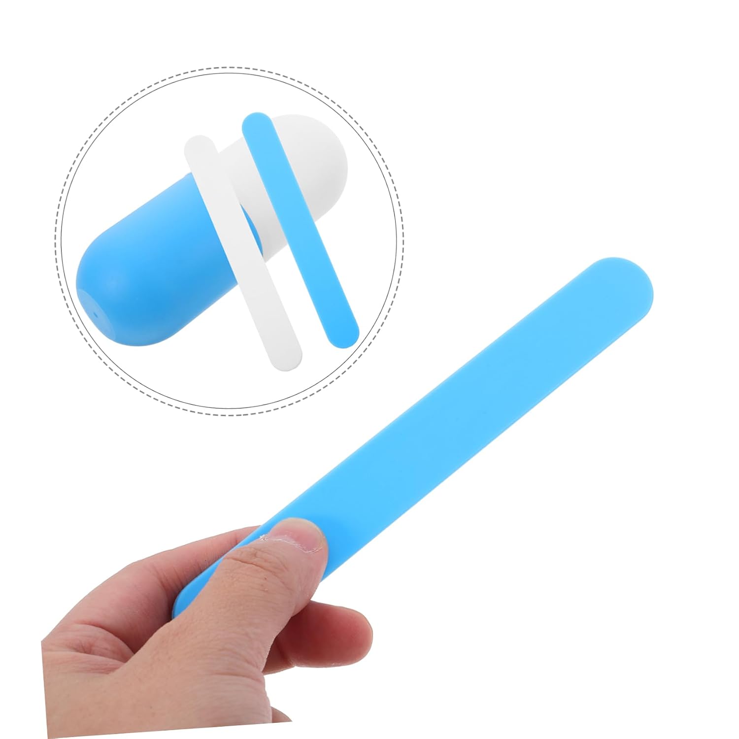CHILDWEET Plastic Tongue Depressor Set with Cup Non-sterile Sticks for Clinics Oral Care and Speech Training Reliable and Portable Plastic Tools for Various Applications