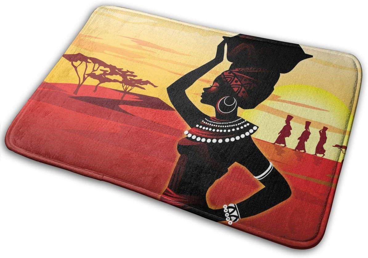 Hongclever Door Floor Mat, Doormats Outdoor, African