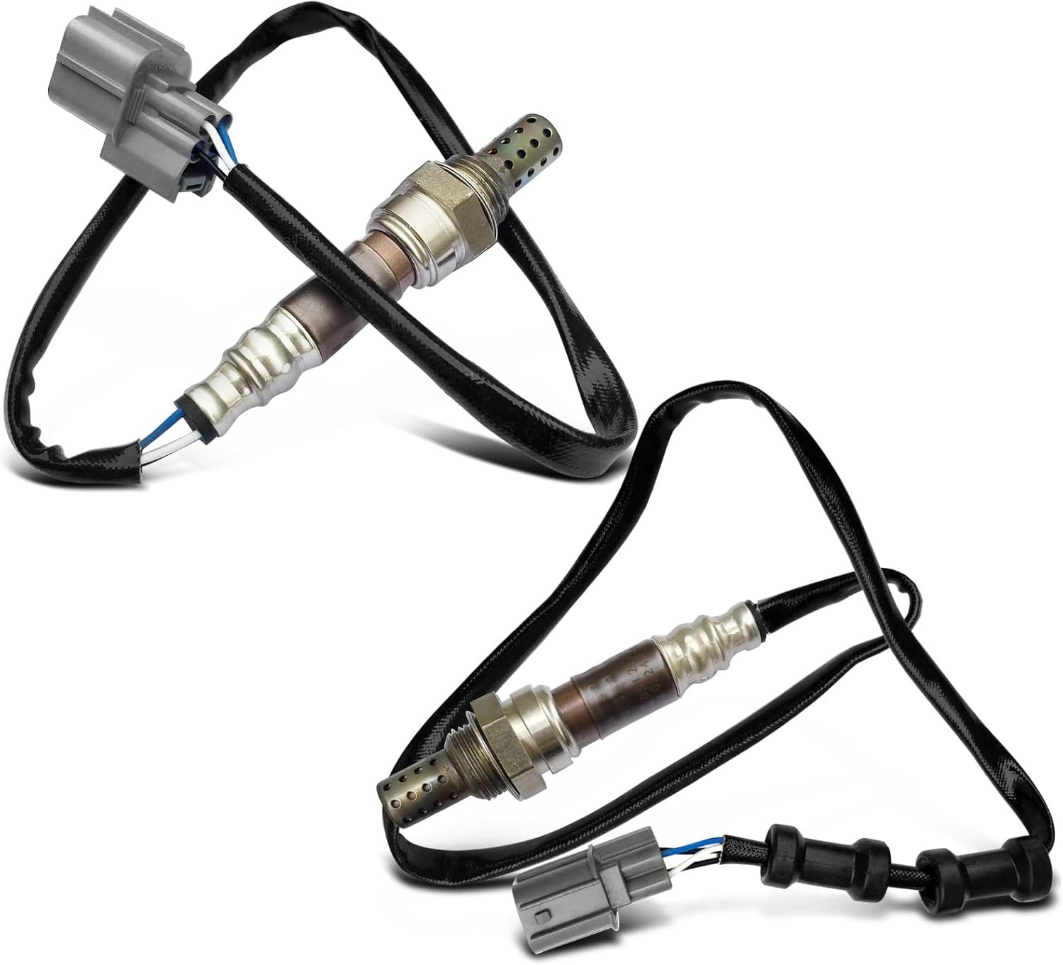 A-Premium O2 Oxygen Sensor Compatible with Acura MDX 2003-2006, RL 2005-2008, TL & Honda Accord 2003-2007, Ridgeline, Odyssey, Pilot, Downstream Front and Rear, 2-PC Set, Replace# 36531-P8D-J21