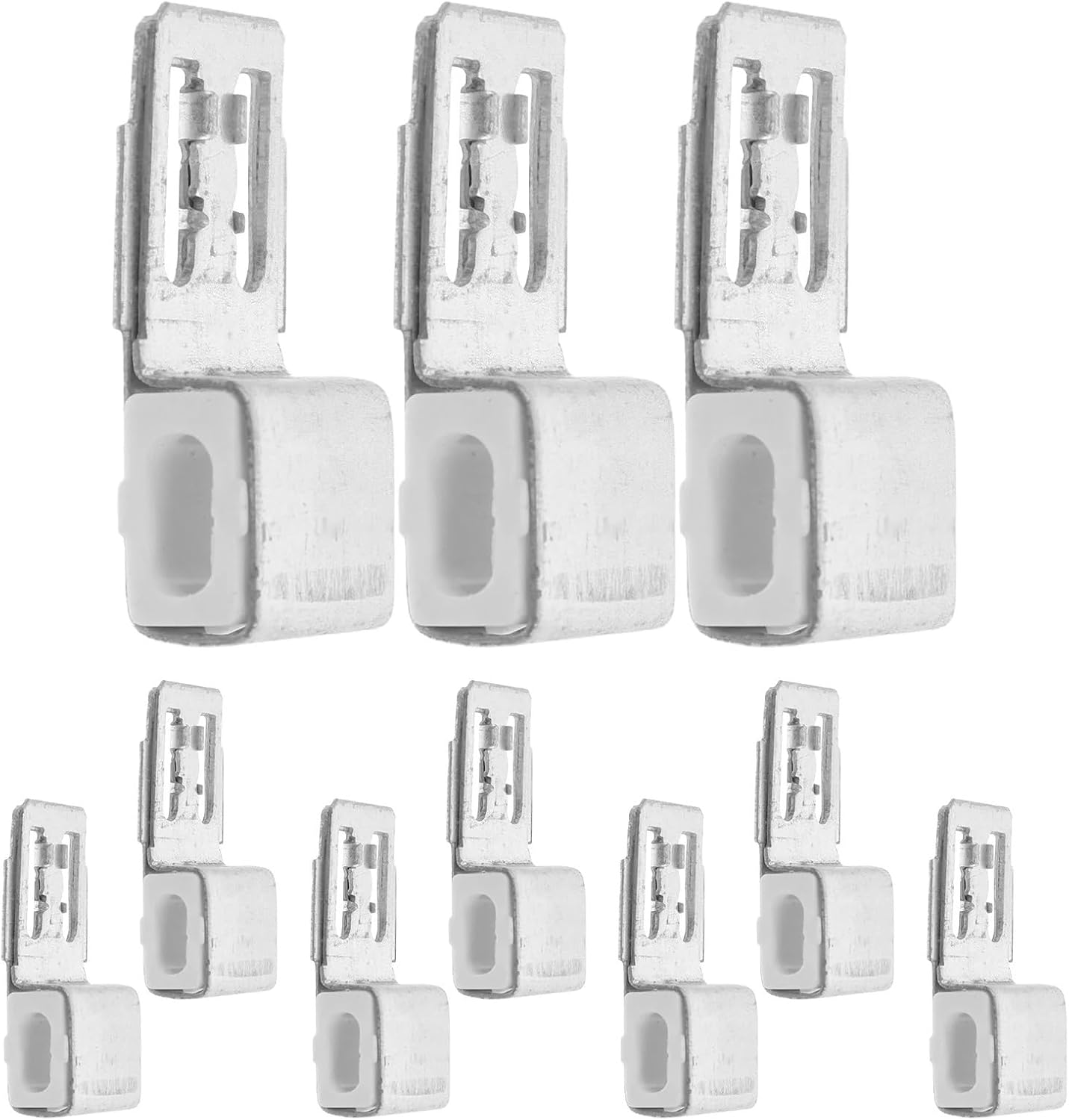Couch Spring Clips 50Pcs Sofa Spring Accessories Silver Iron Chair Replacement Parts