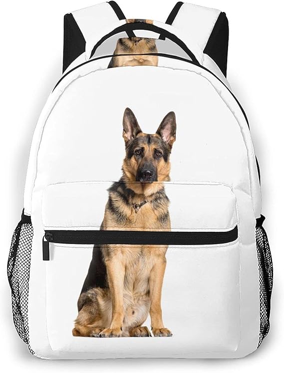 Amazon Co Jp 座ってるジャーマン シェパード リュック メンズ レディース リュックサック Pcバック ビジネスリュック 軽量 大容量 ラップトップ バックパック ランドセル アウトドア旅行防水 通勤 入学 通学 入園 通園 新学期 誕生日 お祝い プレゼント ファッション