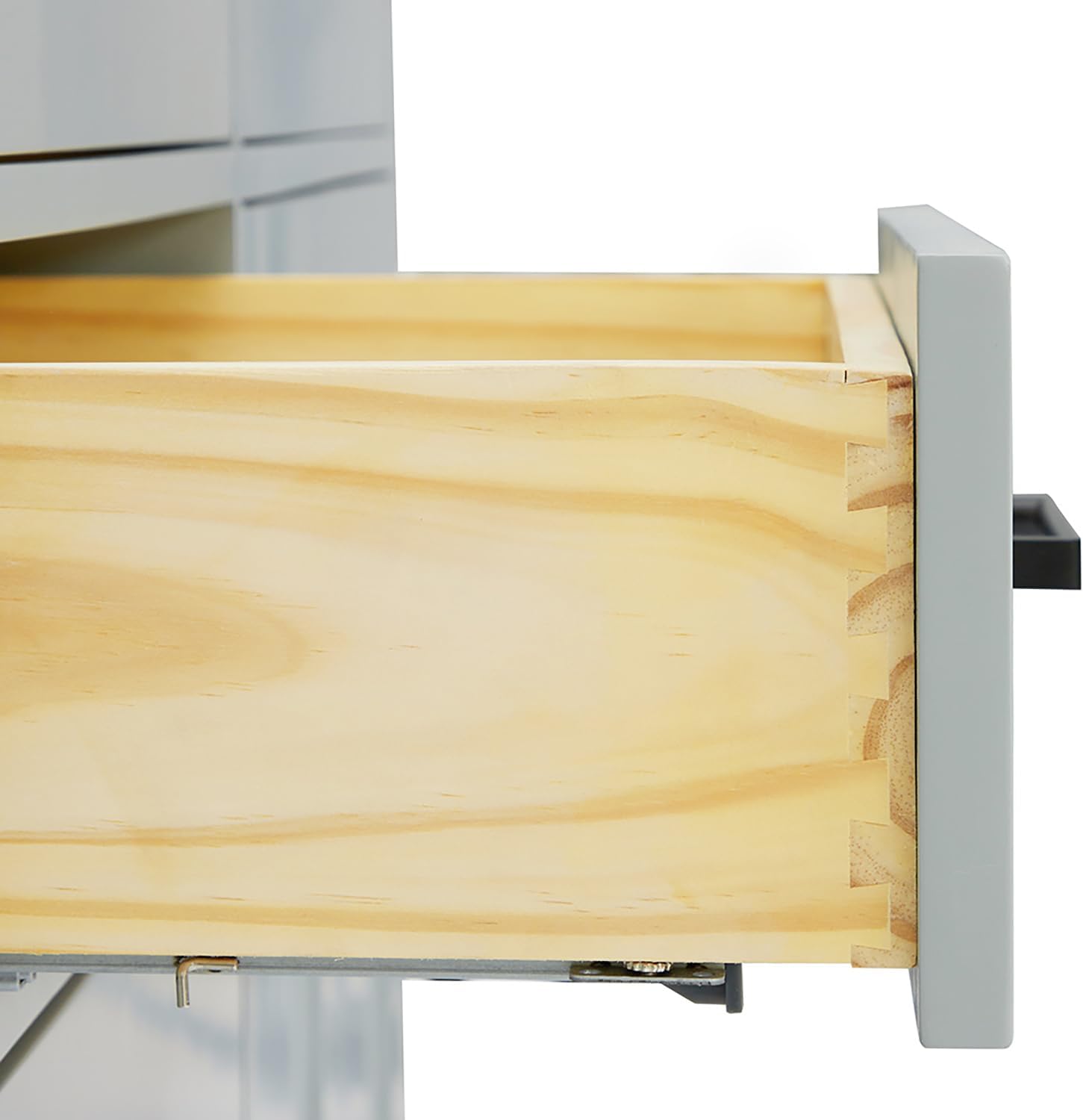 Close-up of the Carrara Quartz countertop with sink and faucet