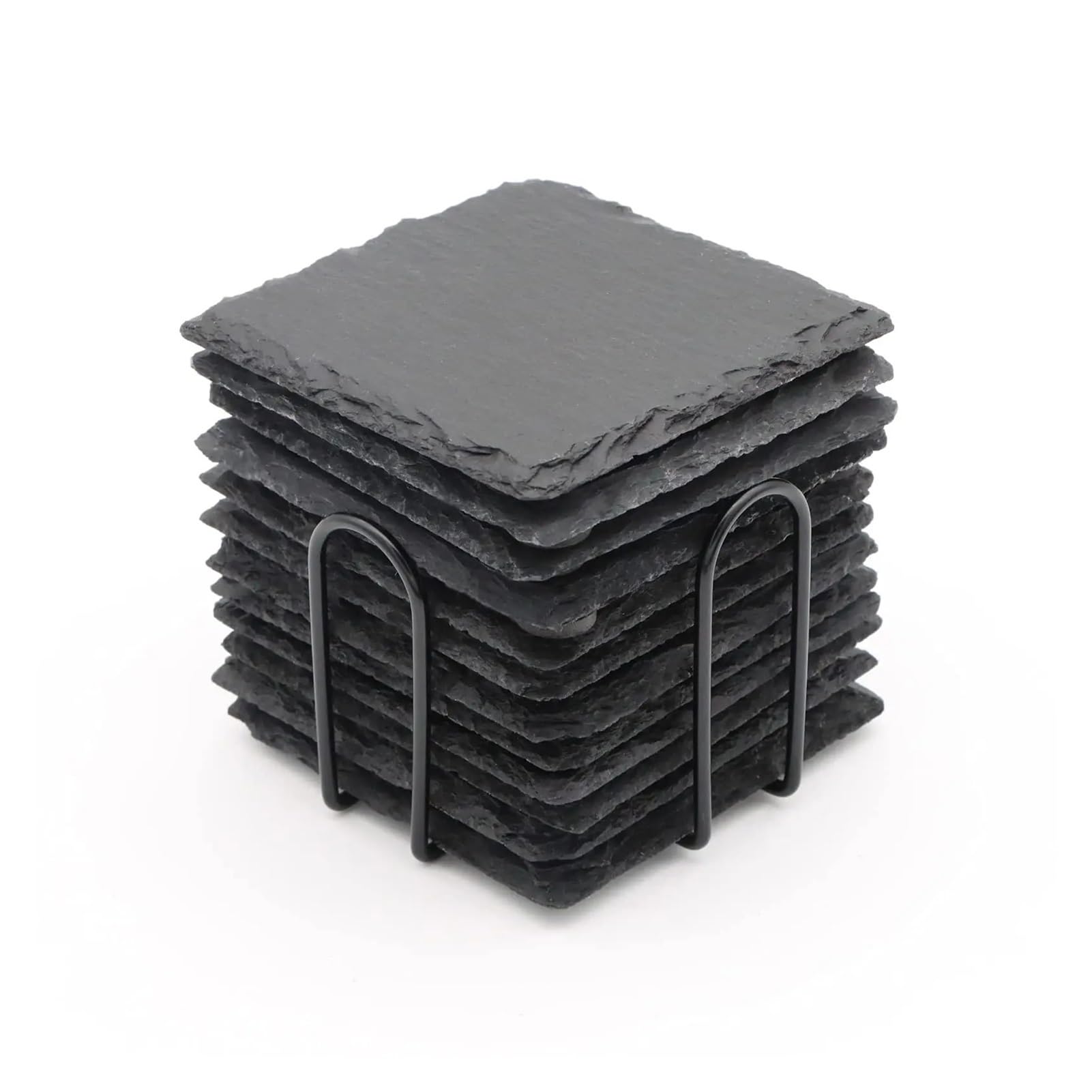 12 Pack Slate Coaster With Holder