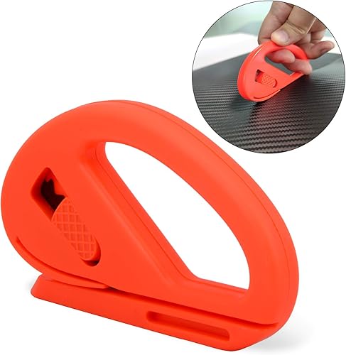 Miniatura 8 de FOSHIO Kit de herramientas de envoltura de vinilo para ventana con cinta de cuchillo de 5M, escobilla de fieltro, micro escobilla de goma, soportes