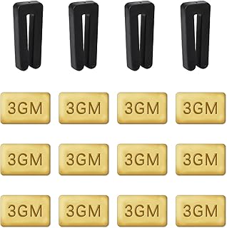 KALIONE Ceiling Fan Blade Balancing Kit Including Fan Balancing Clips and 12pcs Metal Self-Adhesive 3G Weight Practical Fan Balance Kit for Ceiling Fan Weight Balancing 4pcs