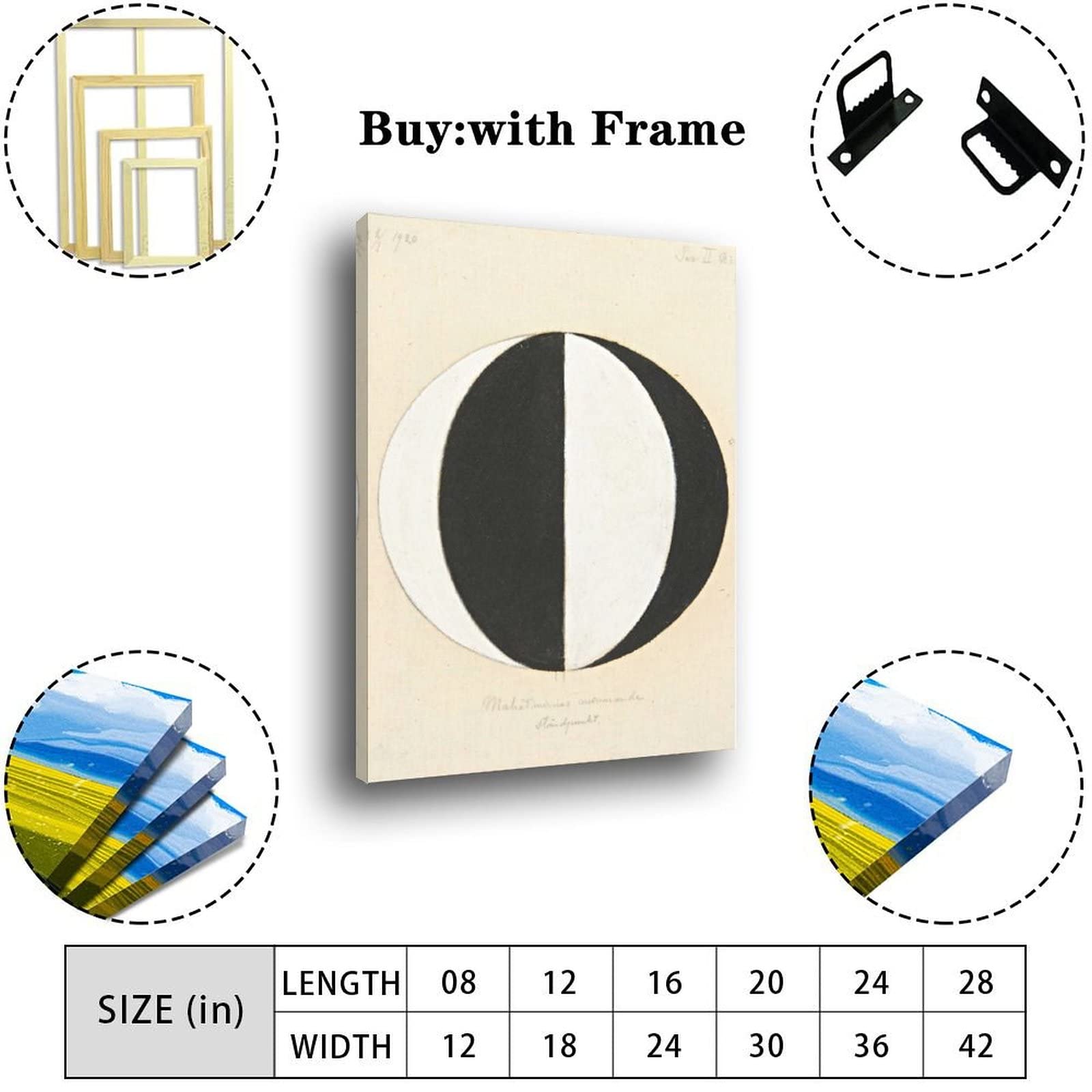 Amazon.com: 23 Famous Paintings by Hilma Af Klint - The Mahatmas