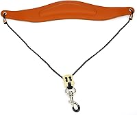 Vista 1 de Correa de saxofón acolchada para el cuello de saxofón con gancho giratorio, Naranja