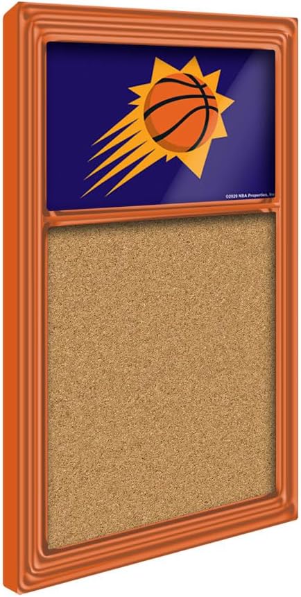 The Fan-Brand NBA Phoenix Suns: Cork Note Board- Sports Decor for Home, Game Room, Fan Cave & Garage - USA Made
