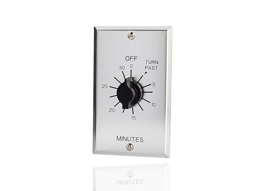 Miniatura 8 de Apagador de tiempo para pared con interruptor automático Sringwound estilo comercial serie C, 1