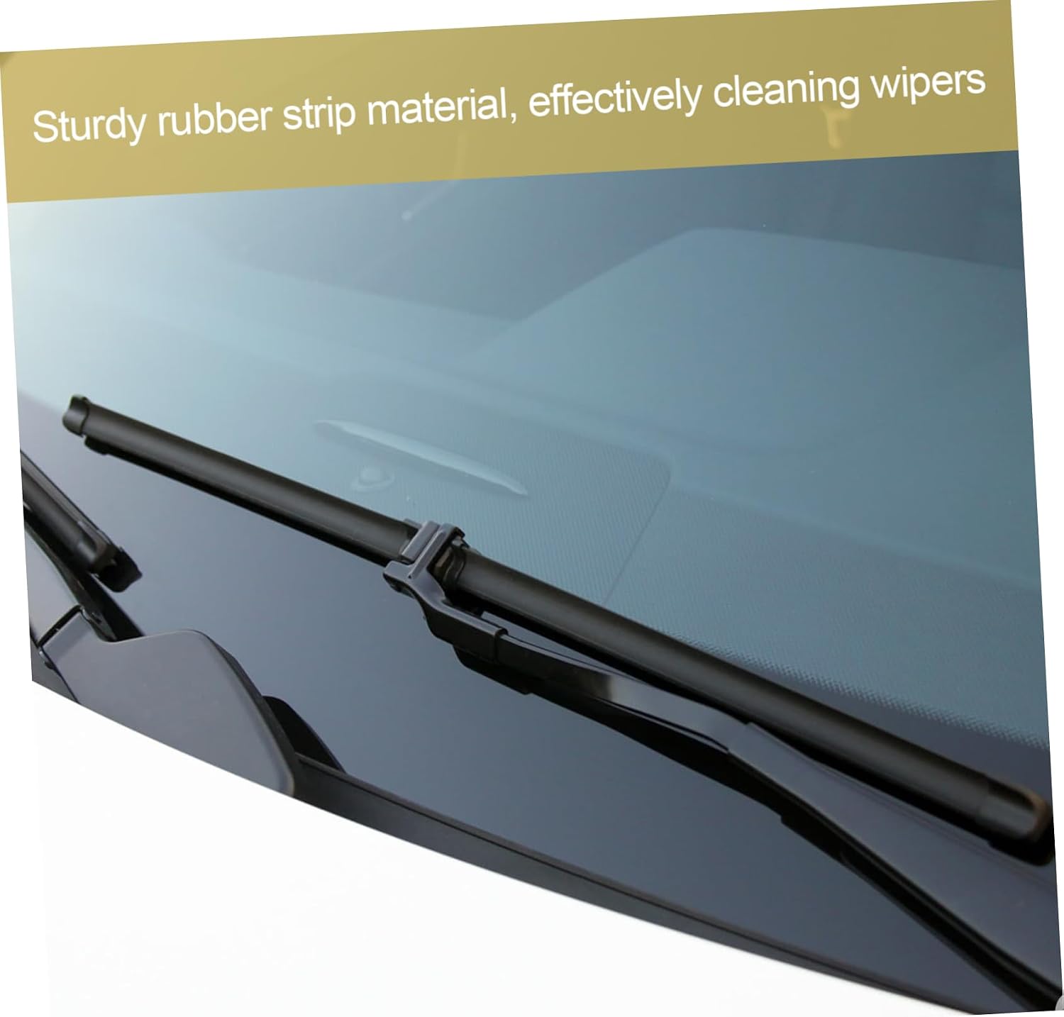 2Pcs Windshield Wiper Blade Refills Compatible Strips for Car Models Easy Installation Replacement Wiper Inserts for Enhanced Durability and Performance