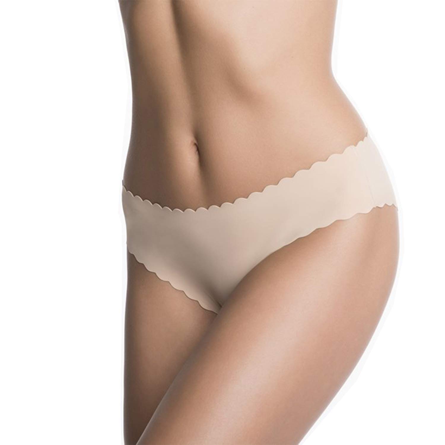 JulimexWomen's Smooth Scalloped Edge Shellie Briefs
