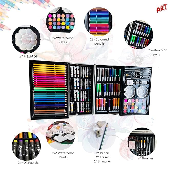 BANIRA 145-Piece Unicorn Art Set - Image 4