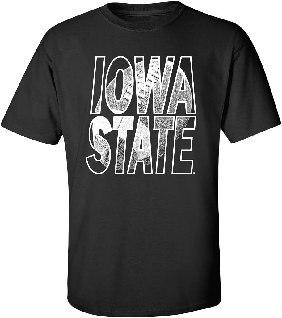 CornBorn Iowa State Football Shirts - Short Sleeve Cyclones T-Shirts - Unisex ISU Apparel