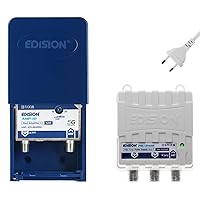 EDISION MAK-100 Kit: Amplificatore Antenna TV da palo 1UHF, 10