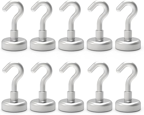 Ganchos magnéticos de neodimio fuertes, ganchos magnéticos de tierras raras resistentes, ganchos para colgar, soporte para llaves, caja de