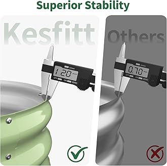 Kesfitt Raised Garden Bed, Metal Galvanized Steel Oval Garden Bed 8x2x1.5 ft with 18-Inch Deep Open-Bottom Design for Outdoor Vegetable Gardening, Fruit Green