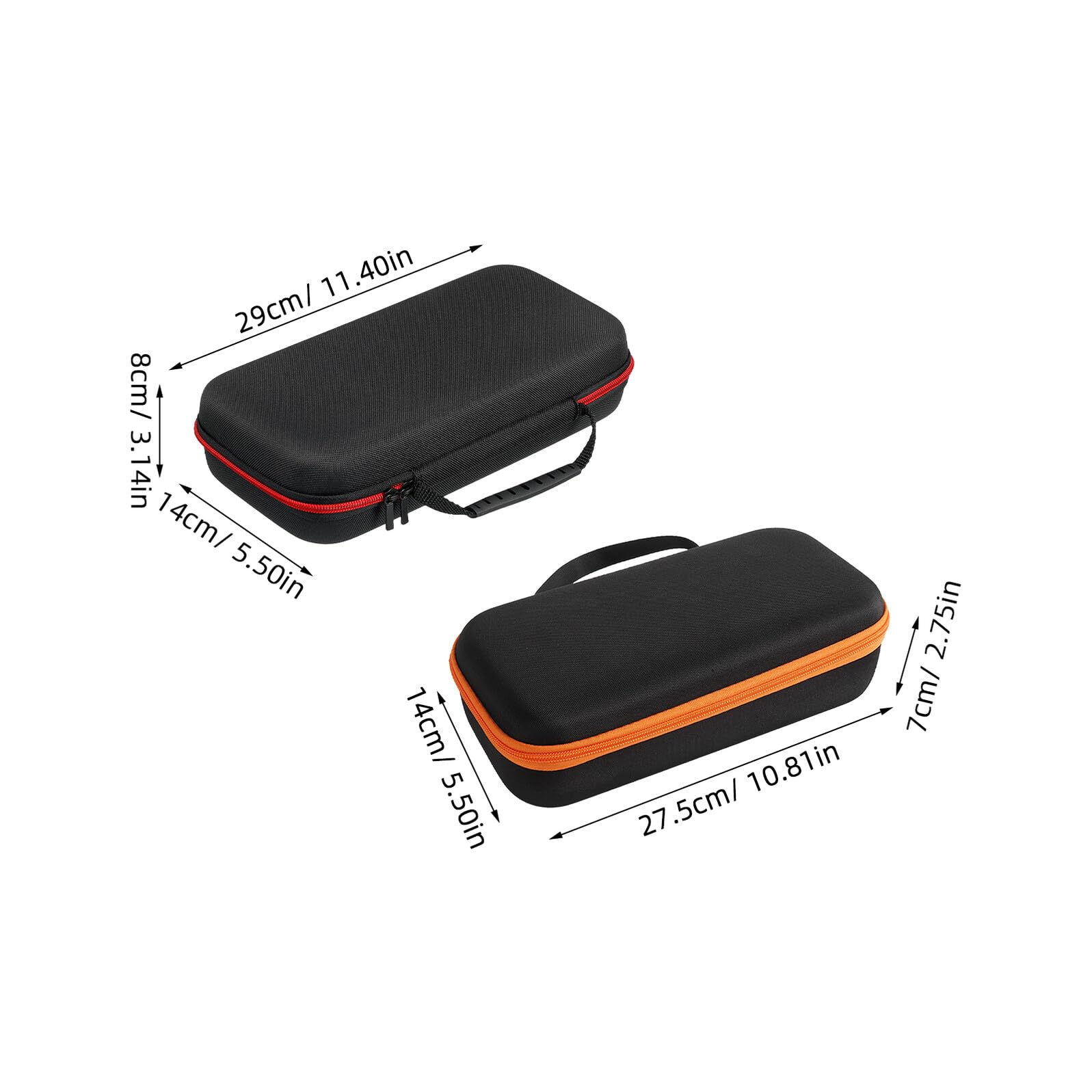 Ipetboom 3pezzi Custodia per Microfono Eva Scatola Organizer Portatile con Spugna per Doppio Microfono Protezione Antiurto per Riporre e Trasportare Accessori da Ktv e Concerti