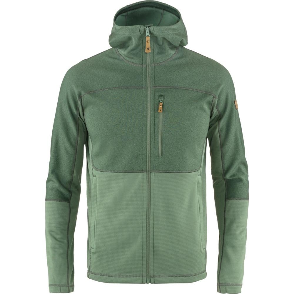 Fjällräven Abisko Trail Fleece M Jacket for Men, Patina Green, XL