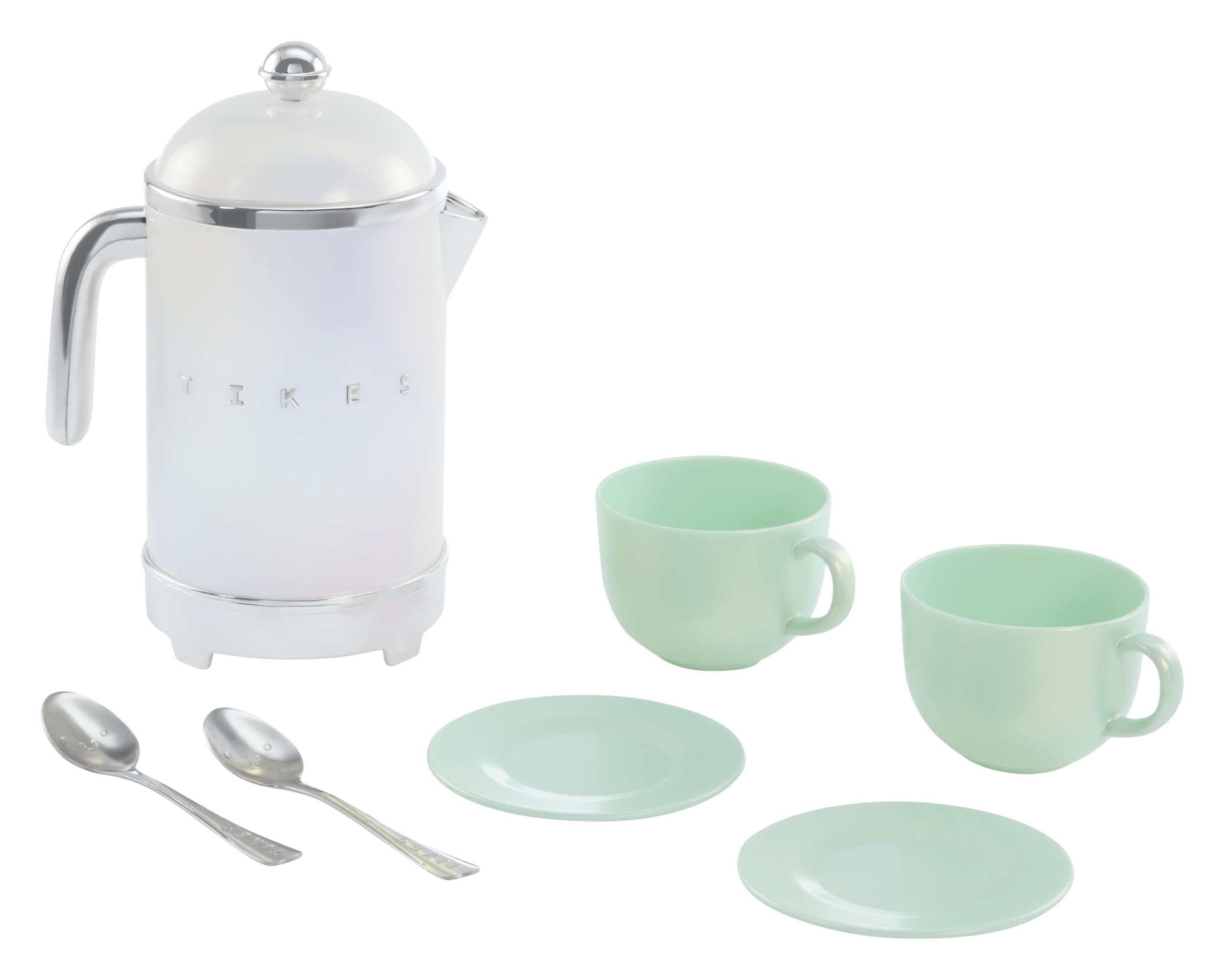 Little Tikes Sweet Spaces Tea Set - Sea Foam Tea Set with Kettle, Teacups and Accessories, Tea-Time Fun for Children Ages 3+ Years