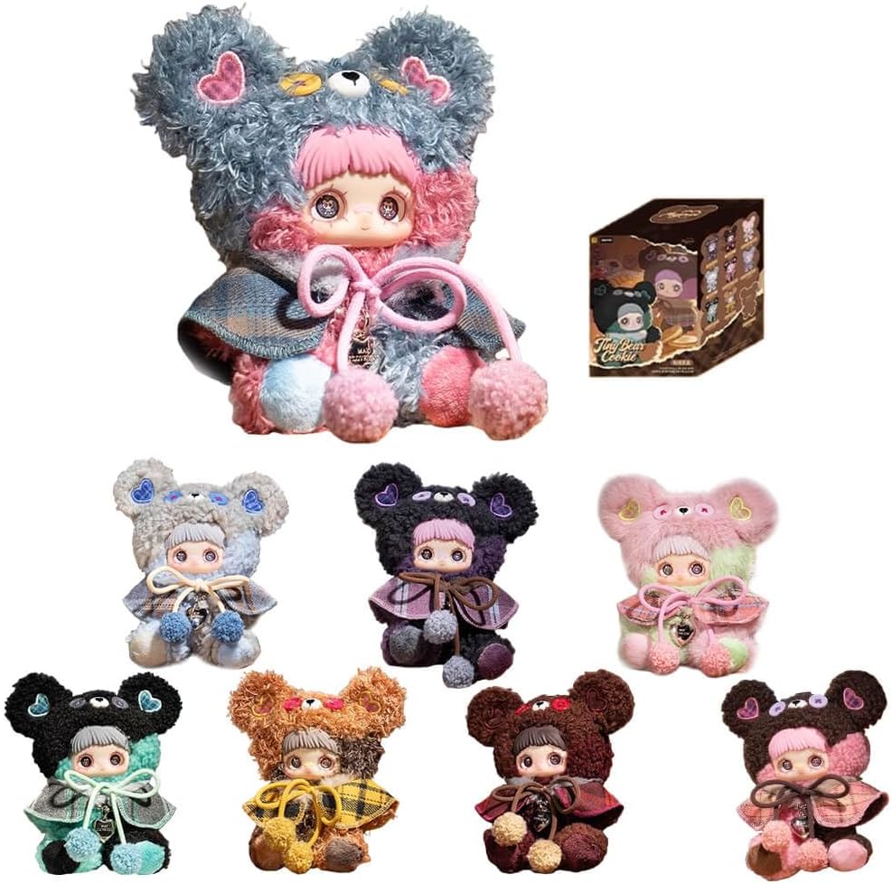 niannyyhouse Plush Doll Blind Box, Maymei Cookie Series, 5.5in Stuffed Plushies Keychain, Cute Collectible Gifts (1PC)