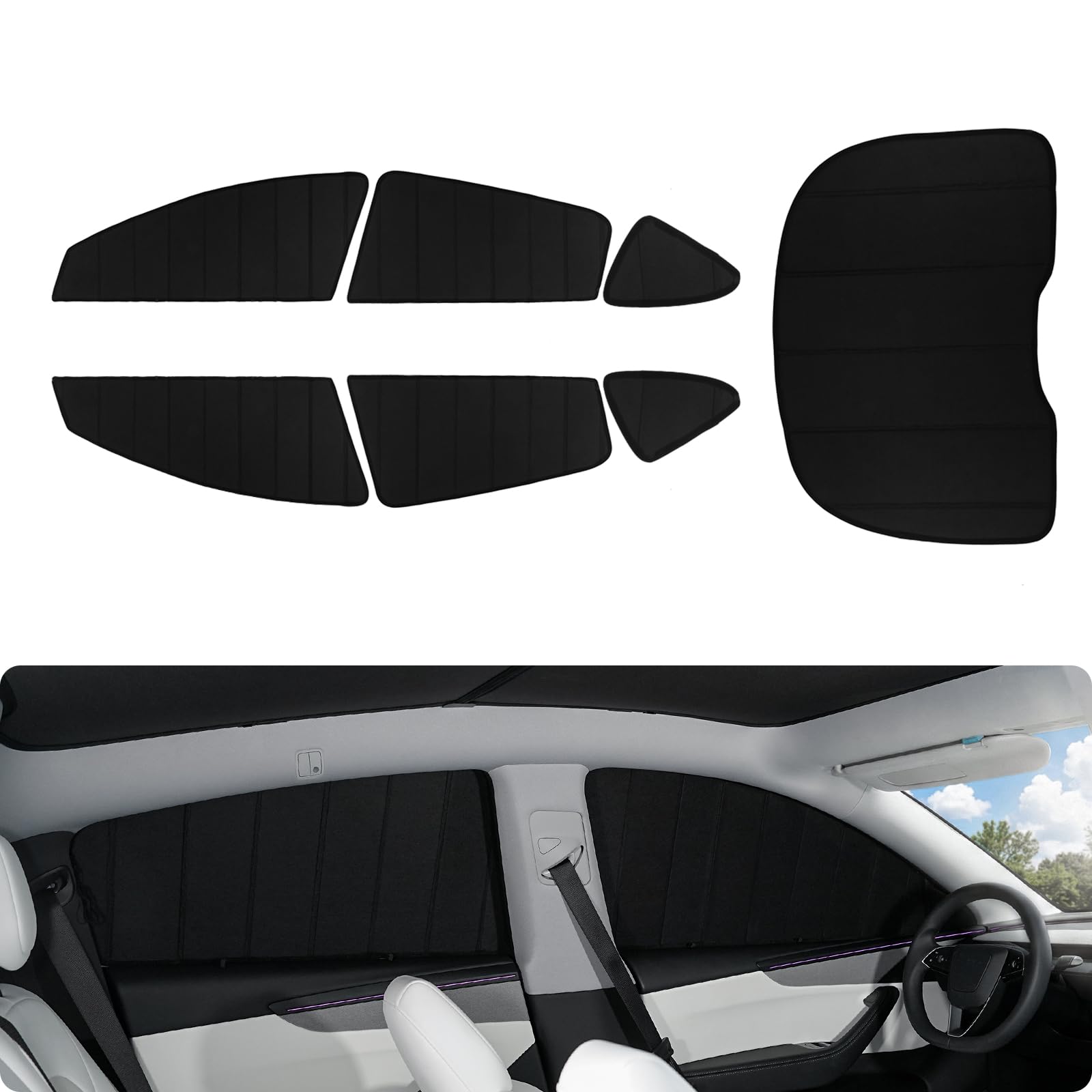 Photo 1 of BASENOR Tesla Model Y Sunshade 2025-2026