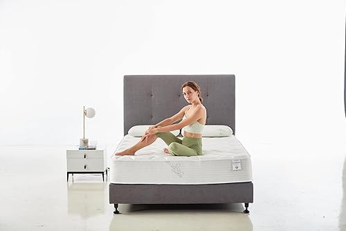 Miniatura 9 de Colchón de tamaño matrimonial  Colchón híbrido de espuma viscoelástica fresca de 10 pulgadas y resorte con funda transpirable  Comfort Plush Euro