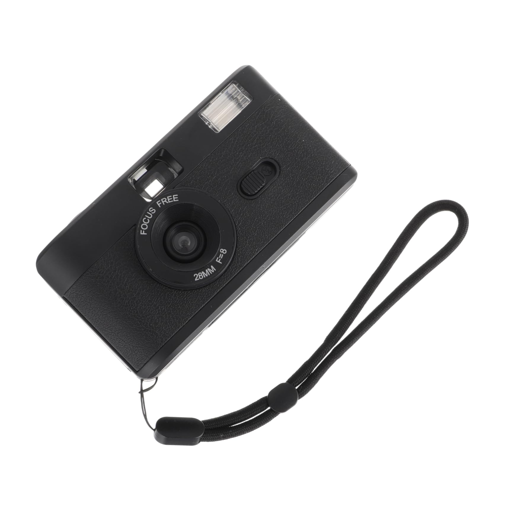 Fotocamera Nero in Integrato Riutilizzabile Analogica Flash, Abs