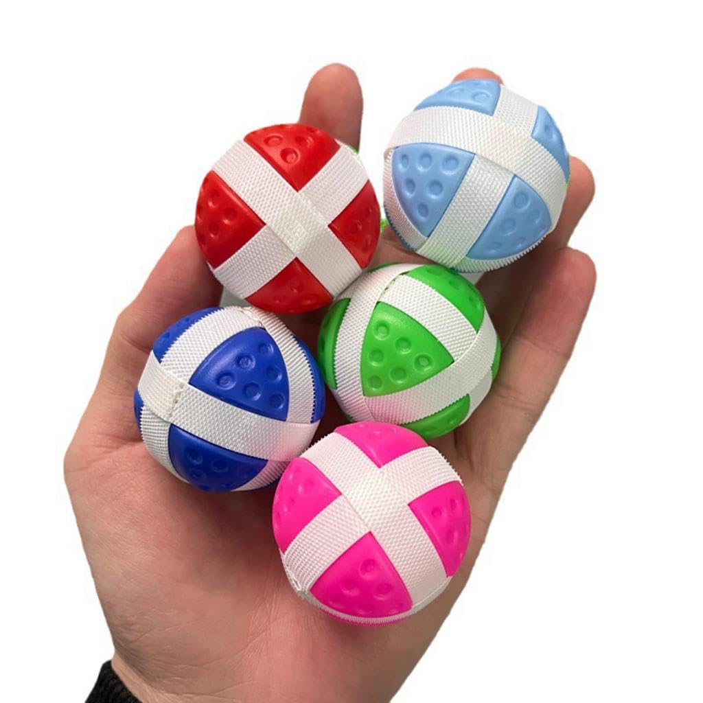 6X 20 Pelotas Adhesivas de Golf, Juguete Deportivo, Accesorios de Juego Multifuncionales, Bolas de Gancho Y Bucle