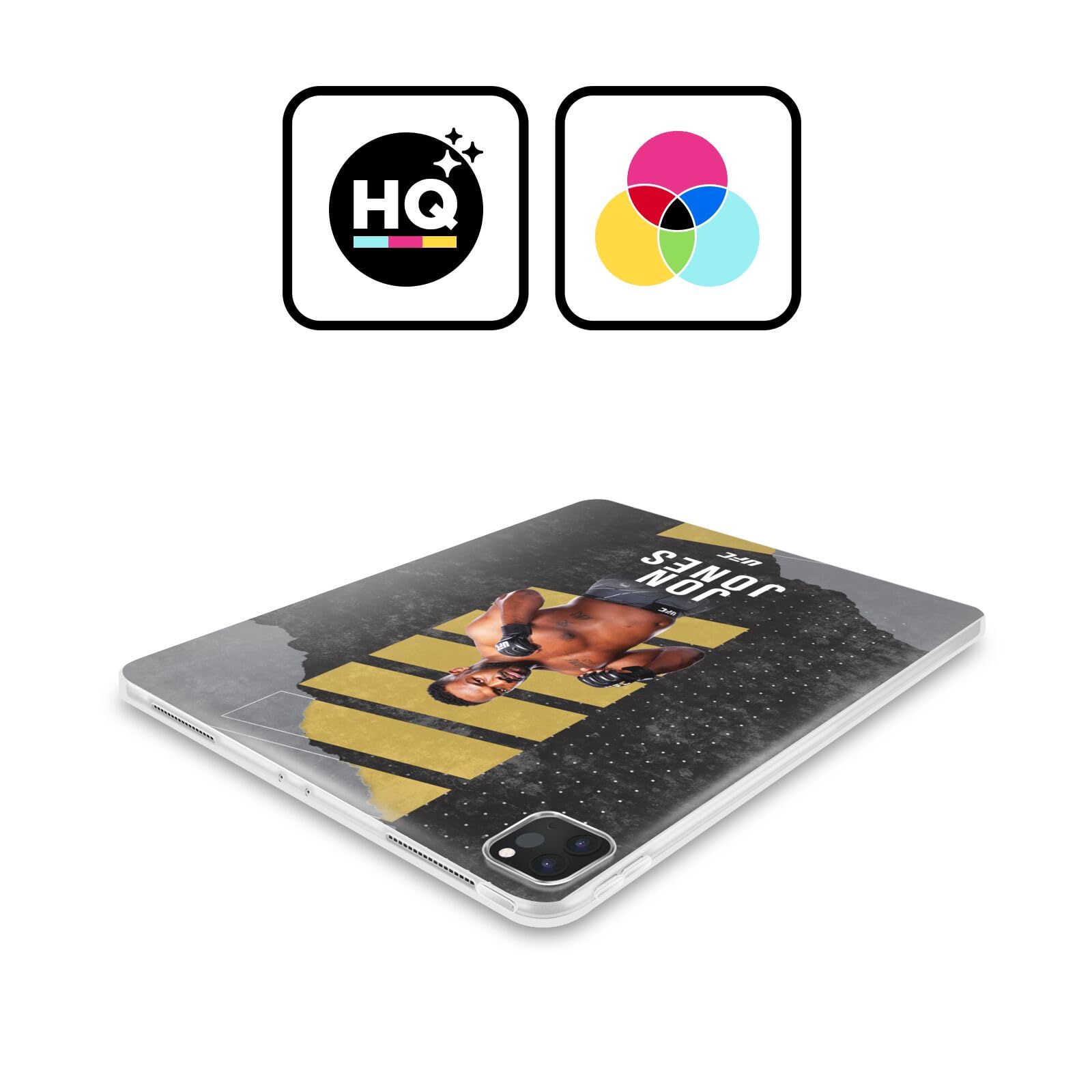 Head Case Designs Officially Licensed UFC Fight Card Jon Jones Soft Gel Case Compatible with Samsung Galaxy Tab S8 Ultra