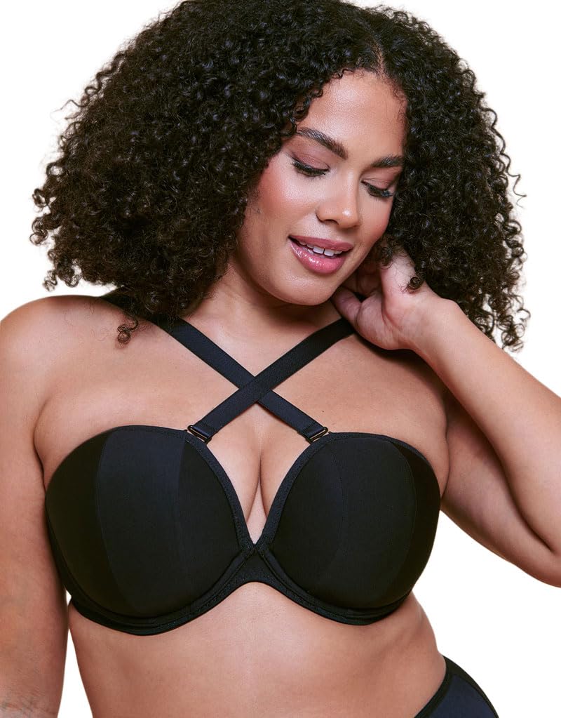 Curvy Kate Women's Curvy Kate Superhero Multiway Padded Plunge Bra Plunge Bra (Pack of 1)