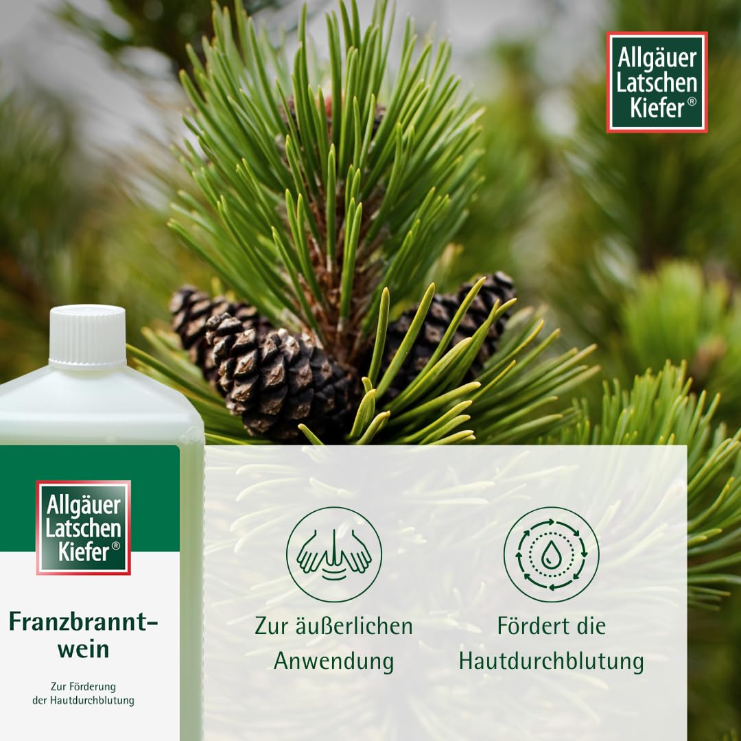 Allgäuer Latschenkiefer Franzbranntwein, 1000 ml