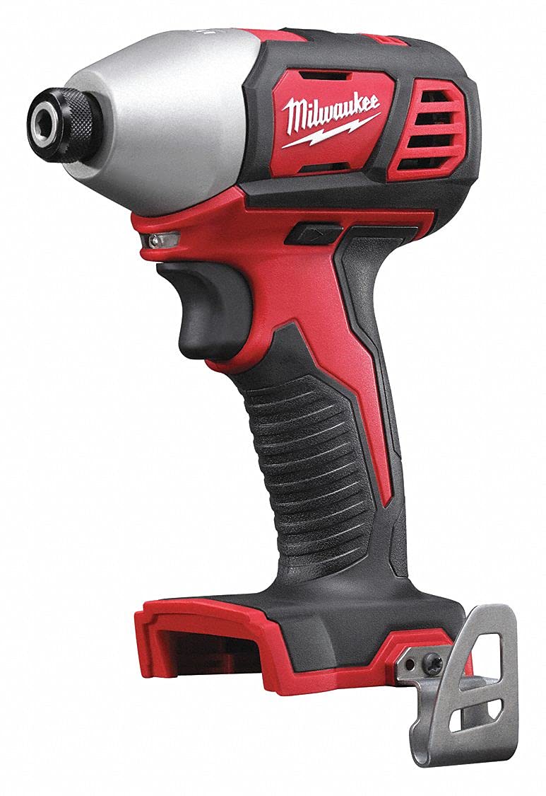 Milwaukee 2656-20 M18 18 V 1/4 di pollice agli ioni di litio Hex Impact Driver con coppia di torsione da 1.500 pollici e matrice di illuminazione a LED (batteria non inclusa, solo elettroutensile)