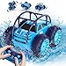 MaxTronic Amphibious Remote Control Car for Kids, Rechargeable RC Stunt Car Toy 2.4Ghz 360Â° Flips Rotation 15KM/H 4WD All Terrain Offroad Truck for Girls Boys 3 4 5 6 7 8 9 10 11 12