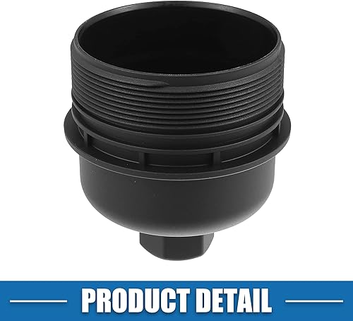 Miniatura 5 de Tapa de la carcasa del filtro de aceite del motor 26351-3C250 para Kia Sedona Borrego 3.8L 2009-2010 Plástico Negro