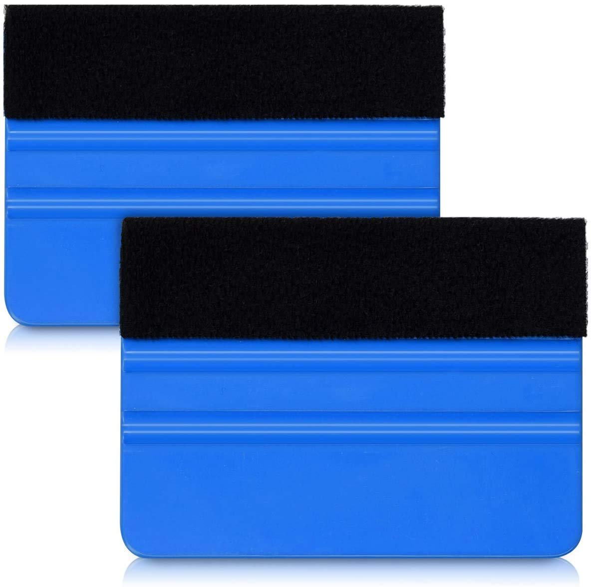 SPAK- KAL Plastic Felt Edge Squeegee - Car Squeegee Decal Soft Vinyl Wrap Window Tint Application Tool - 4 Inch Soft Felt Edge Scraper - 2 Pieces (B08L6R6XQ1) Amazon Price History, Amazon Price Tracker