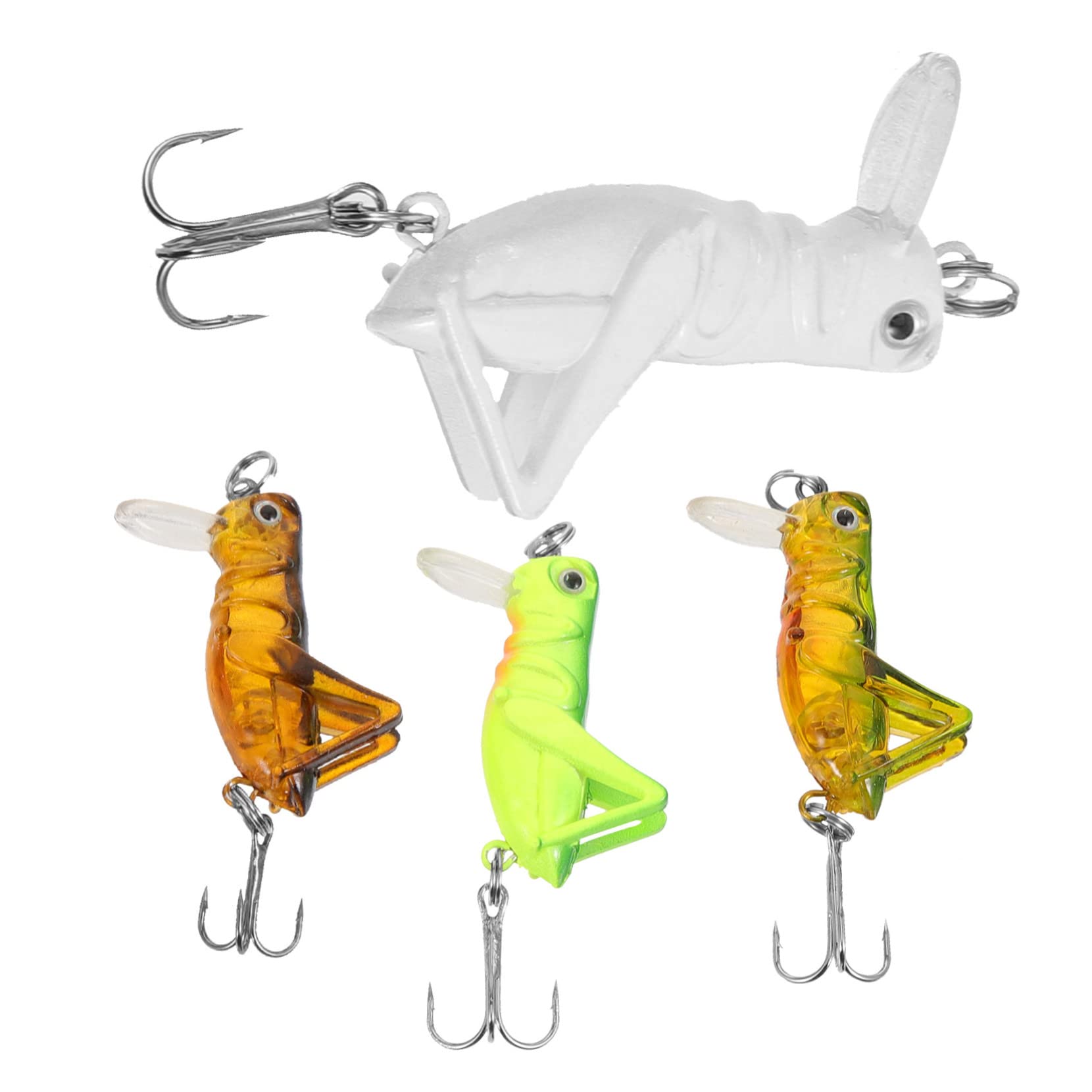 Toddmomy 20pezzi Esche Artificiali per Pesca Bait Fake Leggero Esche da Mare per Appassionati di Pesca Modelli di Insetti Realistici per Sportiva