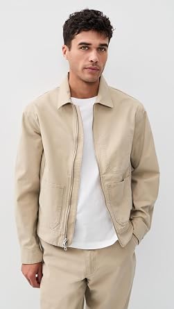 REIGNING CHAMP Men's Cotton Canvas Grounds Jacket