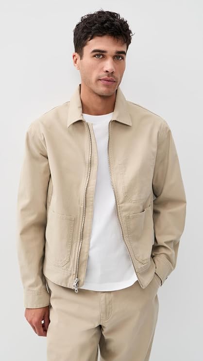 REIGNING CHAMP Men's Cotton Canvas Grounds Jacket
