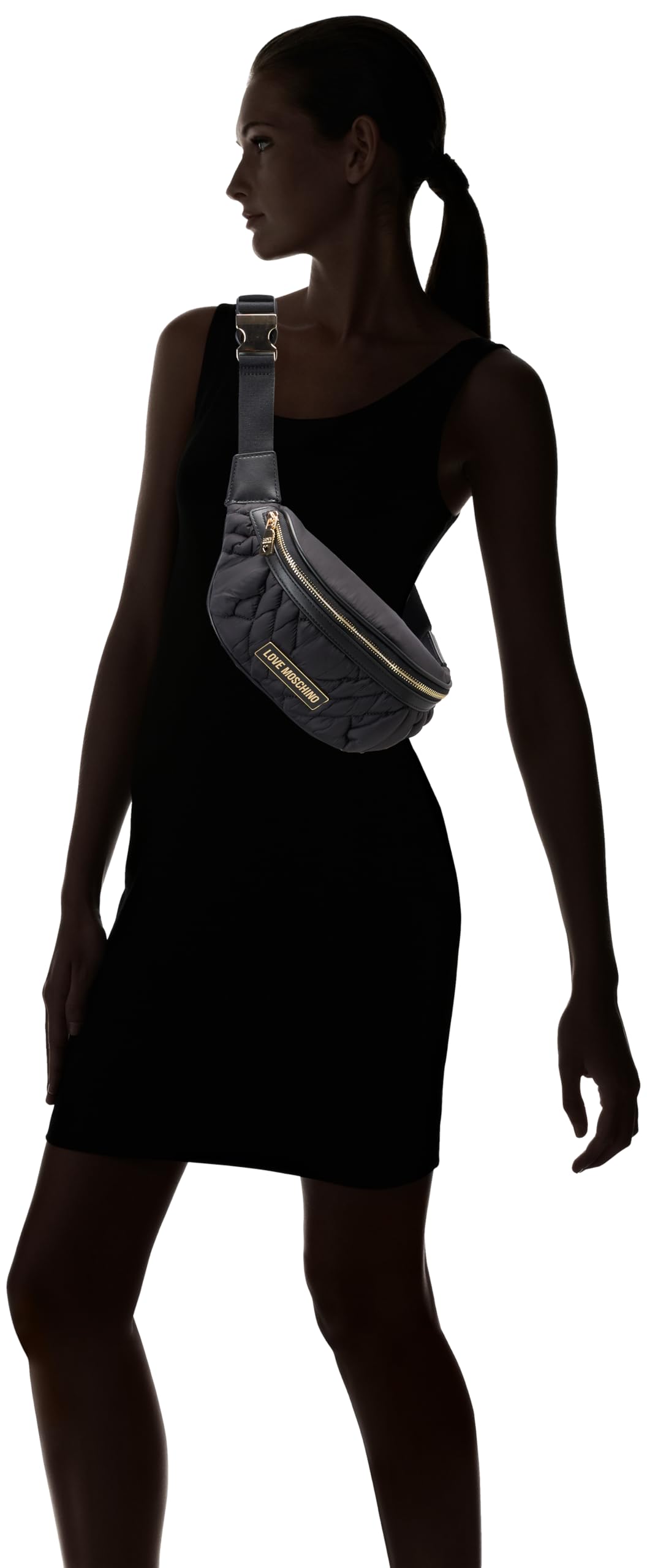 Love Moschino JC4160PP1LLR100A, Kobieta, Czarny, Unikalny, Czarny, Taglia Unica