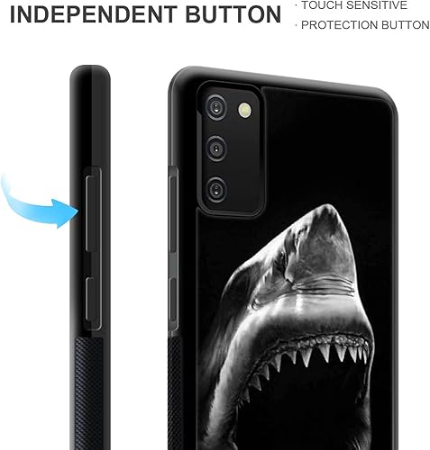 Miniatura 4 de Funda compatible con Samsung Galaxy S20 FE, diseño de boca de tiburón oceánico, a prueba de golpes, antiarañazos, carcasa trasera de policarbonato