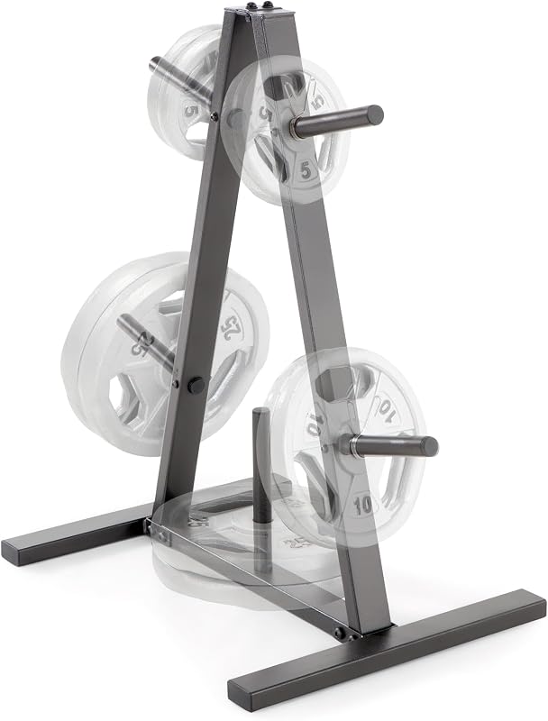 Standard Weight Plate Tree for 1-Inch Plates for Home Gym, 300 lb. Max. Capacity PT-5733