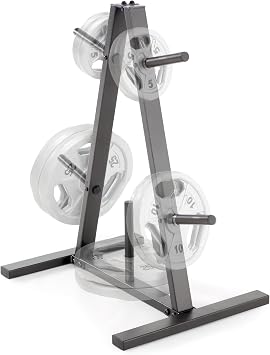 Marcy Standard Weight Plate Tree for 1-Inch Plates for Home Gym, 300 lb. Max. Capacity PT-5733