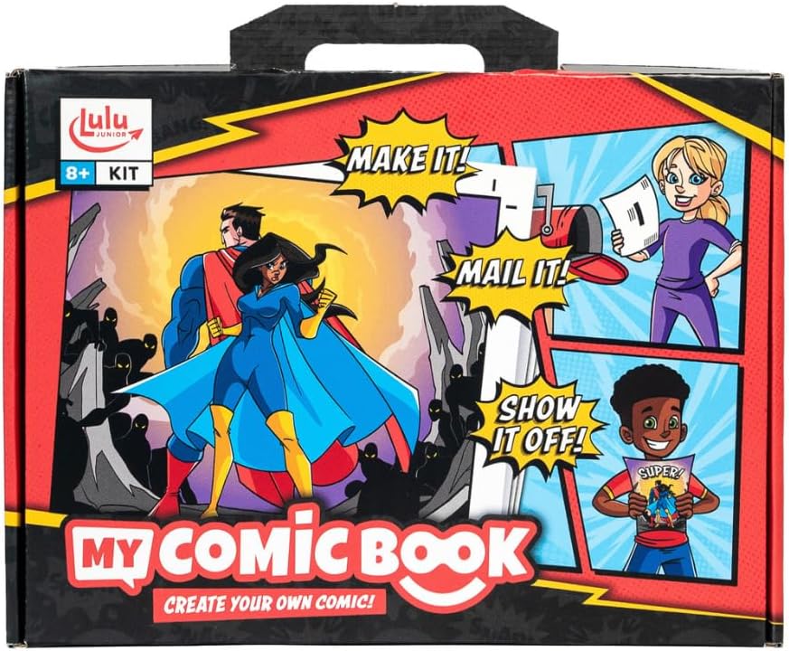 Lulu Jr. My Comic Book Making Kit, Multicolor, 6.75" x 10.25"