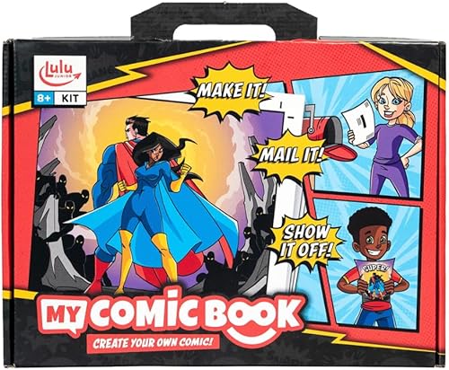 Lulu Jr. My Comic Book Making Kit, Multicolor, 6.75" x 10.25"