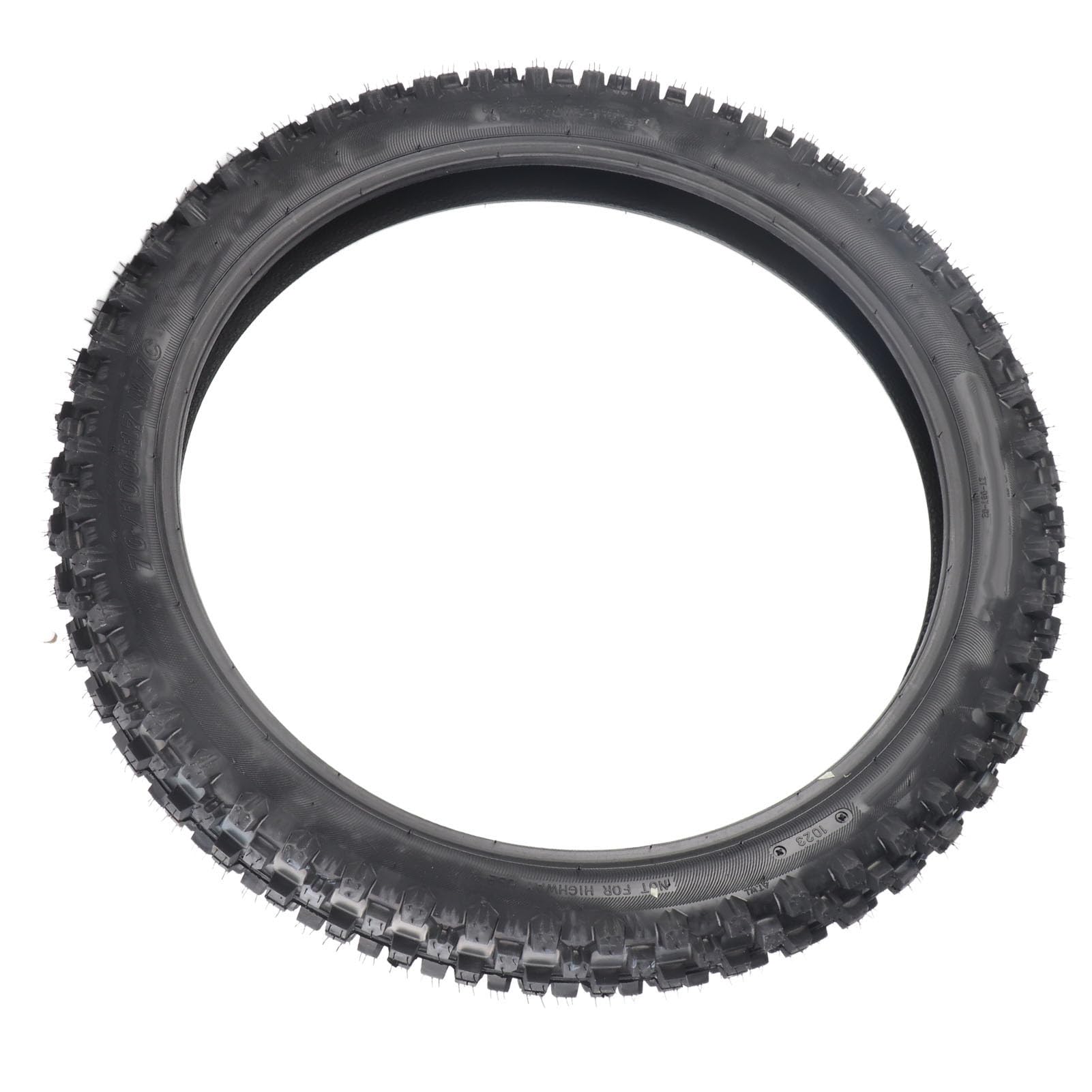Dioche Ruota per Bici Kit Pneumatico in Gomma e Camera d'aria da 70/100-17 Pollici per Bici Pit Pro Trail e MX Enduro