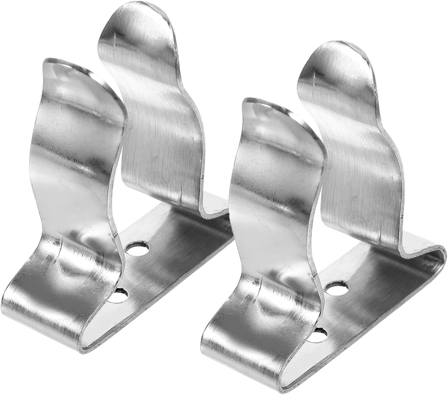 Zerodeko 2pcs Stainless Steel 304 Kayak Paddle Clamps Fixed Paddle Holders with Screw for Boat Canoe Kayaking Accessories