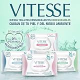 Vitesse Chusteczki do demakijażu, woda micelarna, 25 sztuk