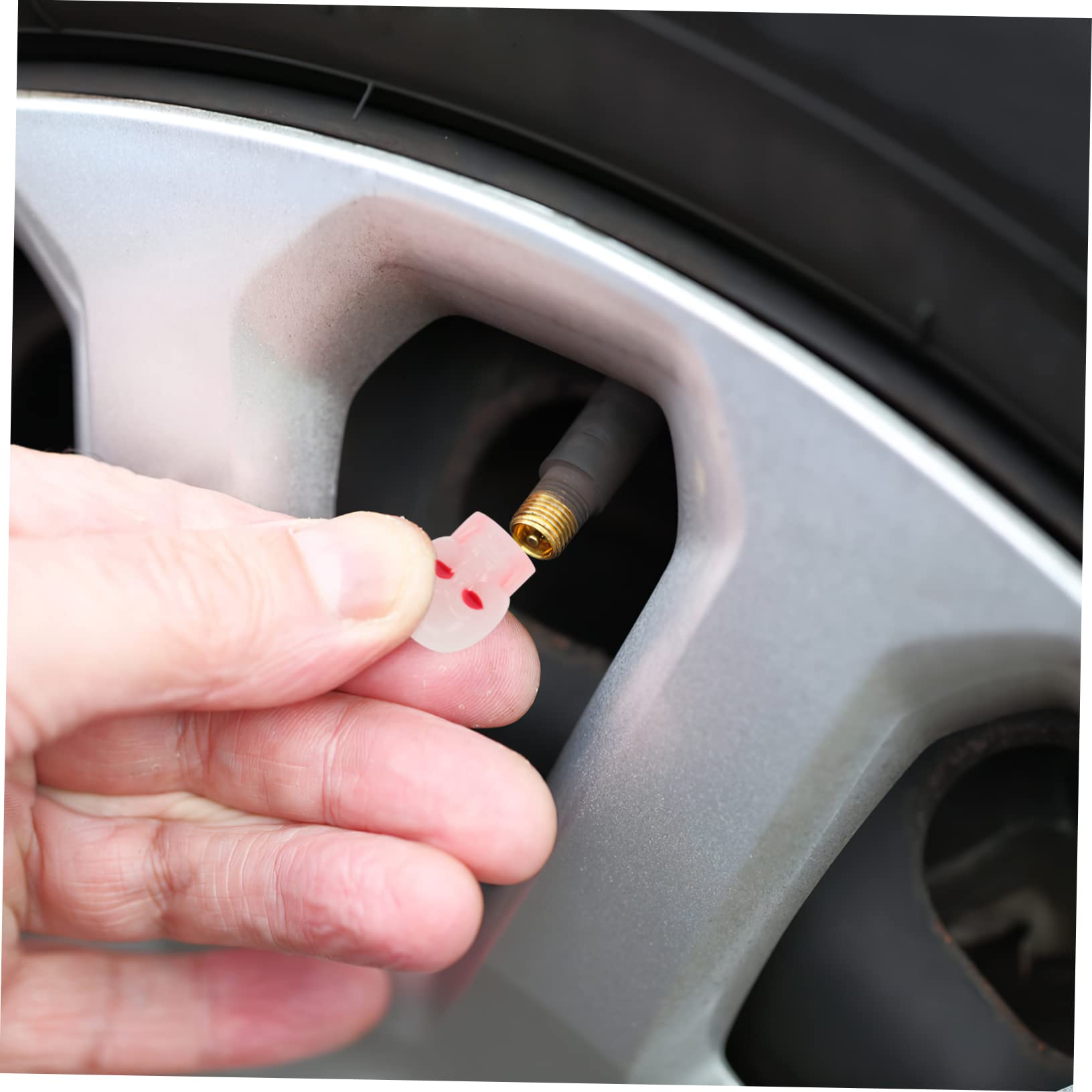 ULTECHNOVO Juego de 3 Tapas de Válvula de Neumático con Diseño de Calavera Que Brillan en La Oscuridad para Coche Motocicleta Y Bicicleta 40 Unidades.