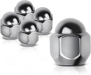 A-Premium 5Pcs M12-1.25 Wheel Lug Nuts Compatible with Asuna Sunrunner Chevrolet Tracker GMC Tracker Honda Accord Civic Pontiac Sunrunner Subaru Ascent