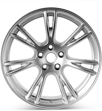 New 19" x 9.5" Silver Wheel Rim Fits 2017-2021 Tesla Model 3, 2020-2024 Tesla Model Y Premium Aluminum Alloy | ALY96958U20N | - Factory Matching Specifications